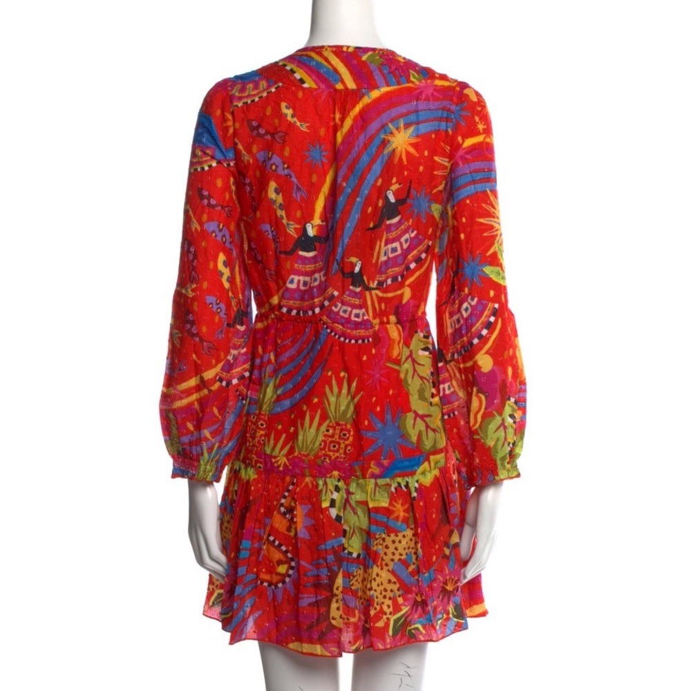 Farm Rio Magic Forest Mini Dress, L - Picture 2 of 10